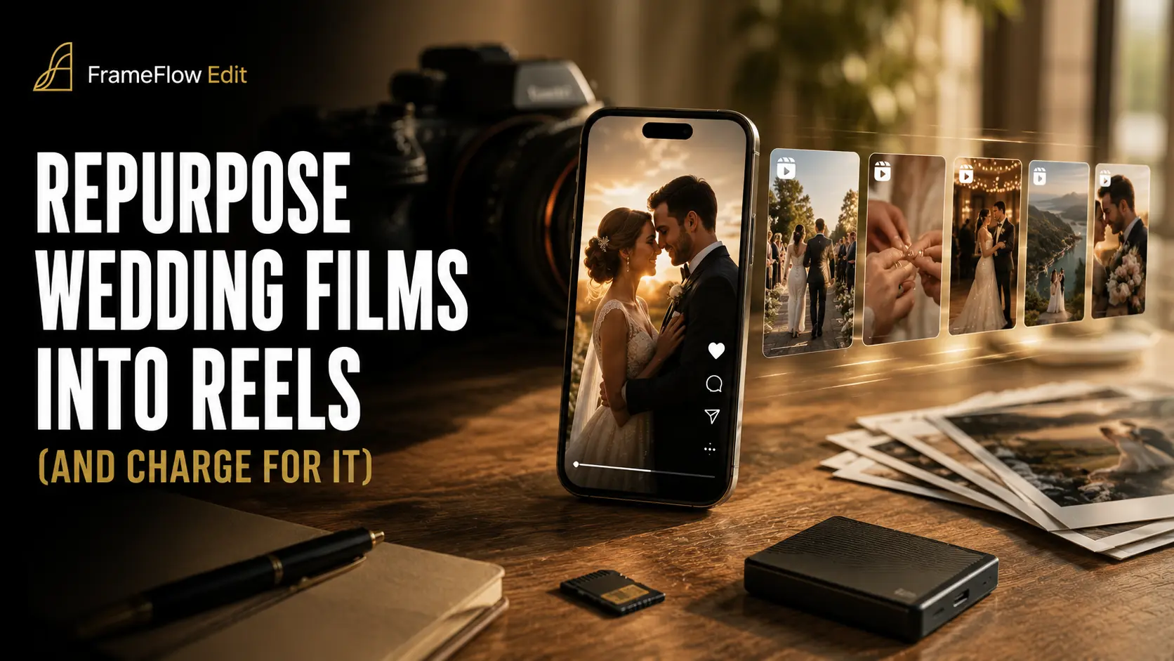 Repurpose Wedding Highlight Films into Reels (and Charge for It)