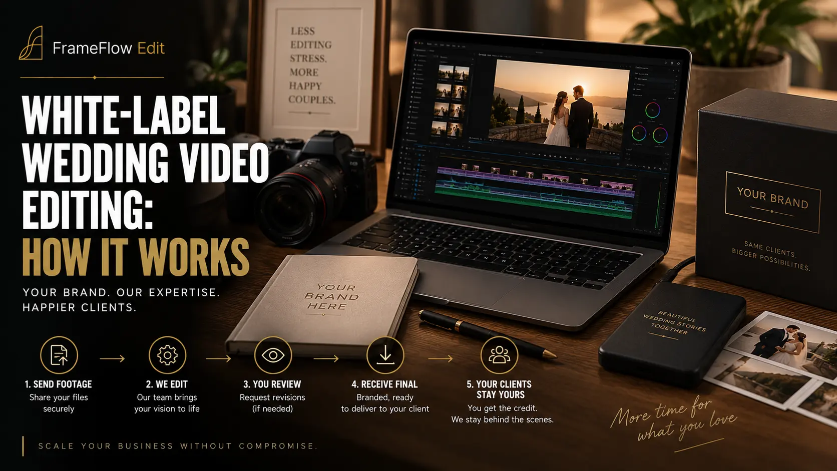 White-Label Wedding Video Editing: How It Works