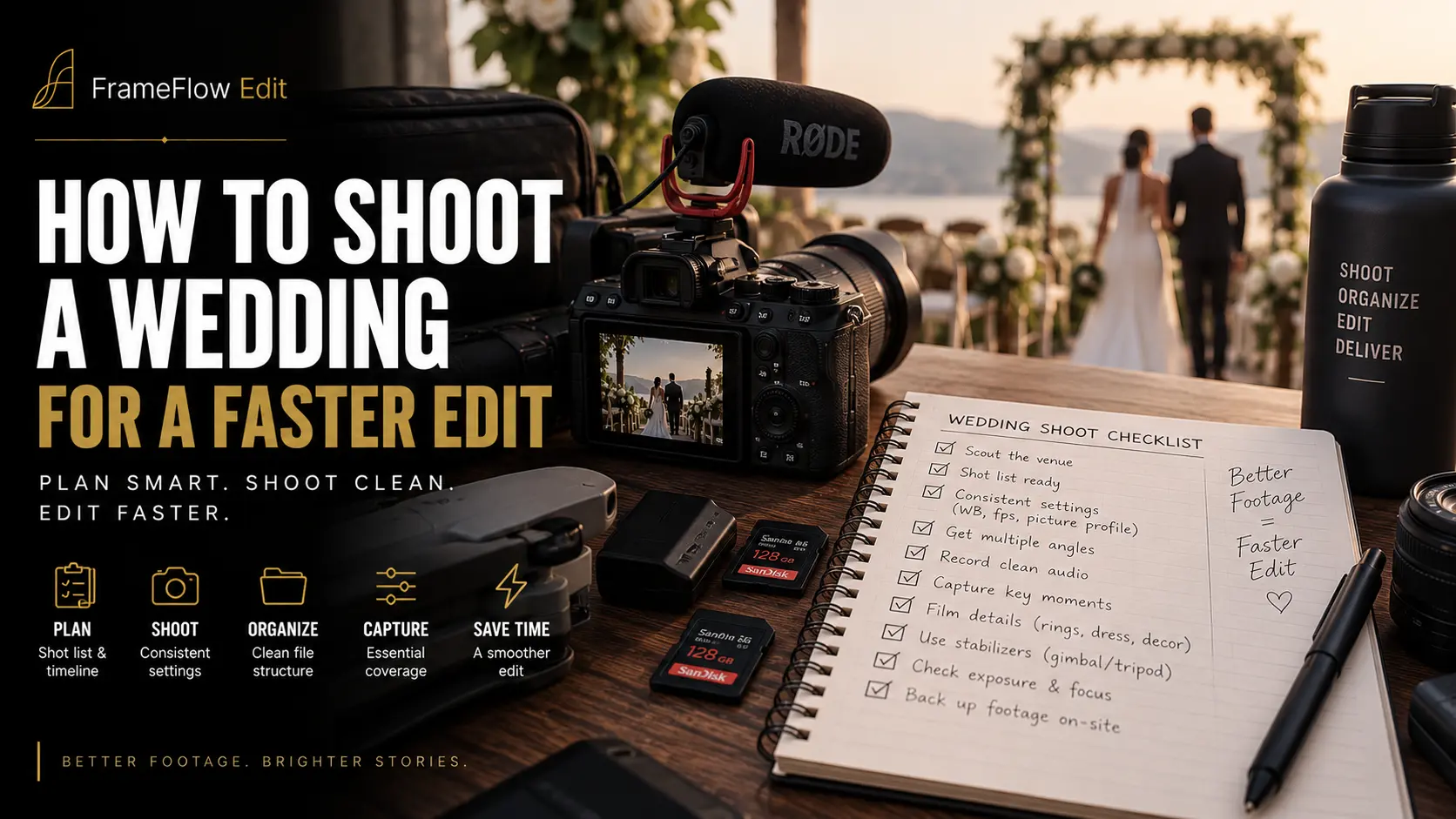 How to Shoot a Wedding for a Faster Edit