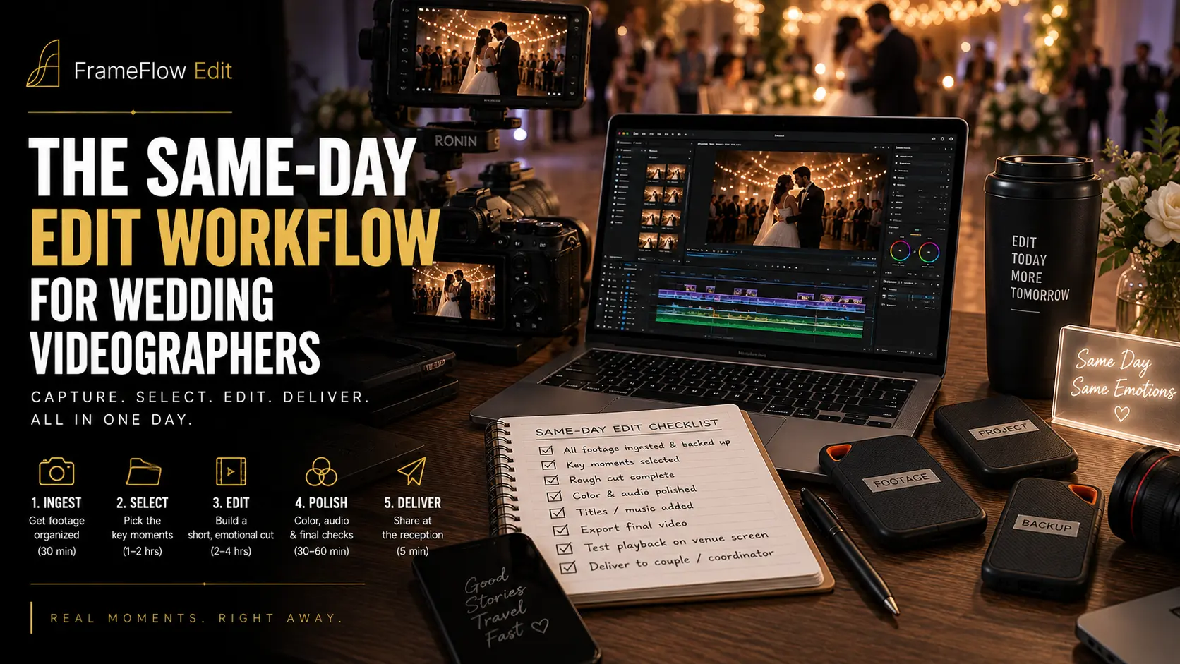 The Same-Day Edit Workflow for Wedding Videographers
