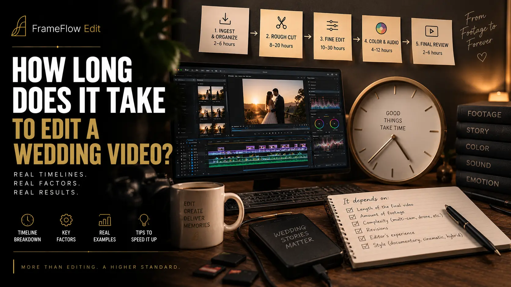 How Long Does It Take to Edit a Wedding Video?