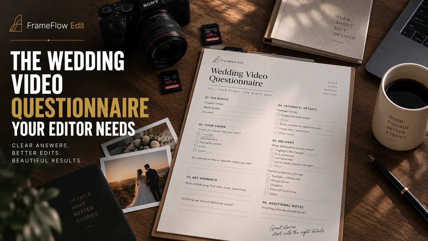 The Wedding Video Questionnaire Your Editor Needs